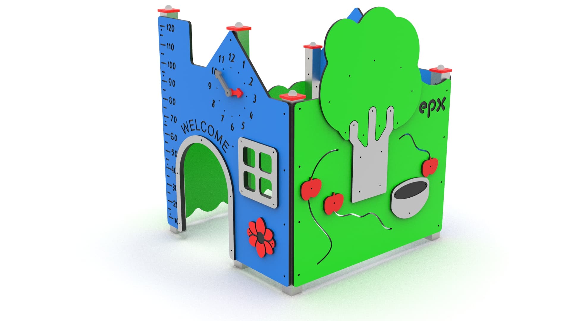EPX-EDU-060 Spielhaus mit Kätzchen