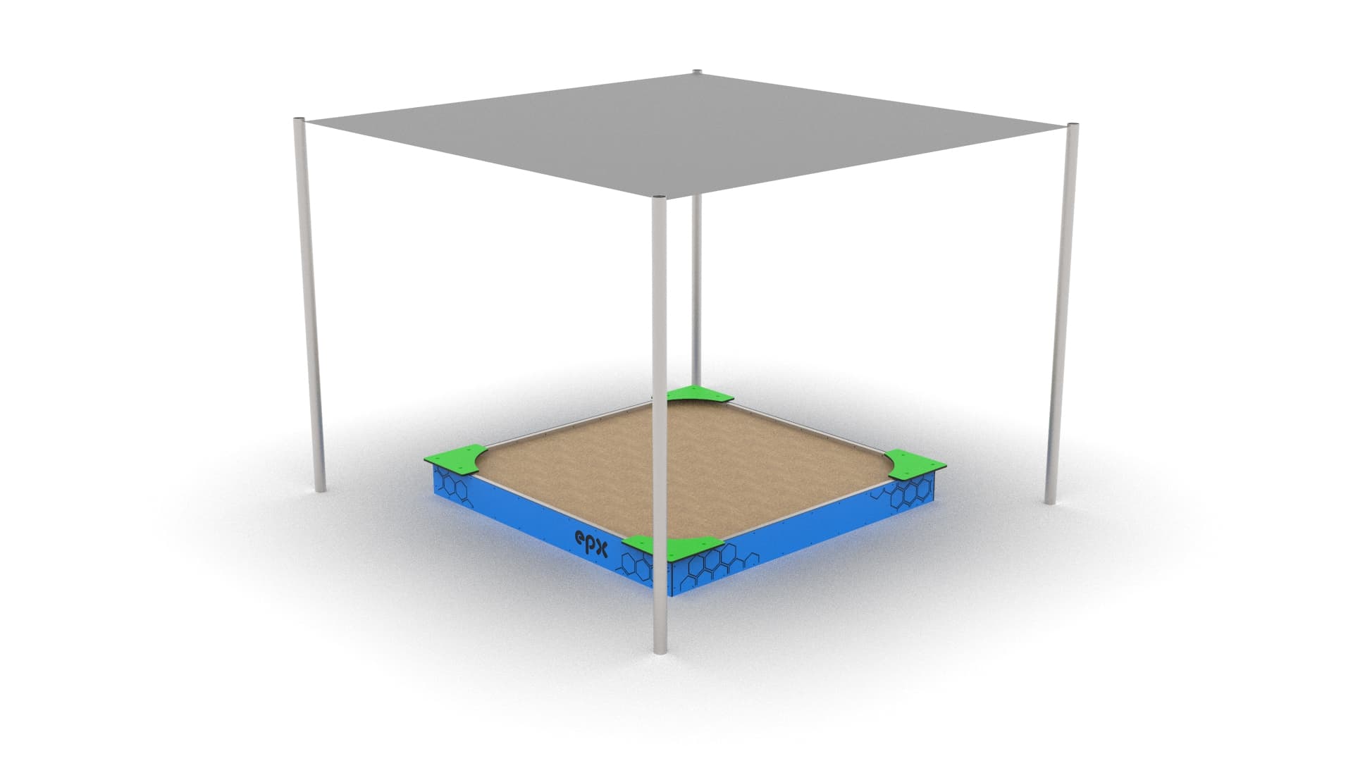 EPX-PSK-027 Sandkasten mit Sonnensegel